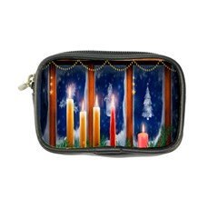 Christmas Lighting Candles Coin Purse by Nexatart