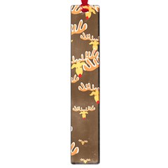 Christmas Reindeer Pattern Large Book Marks by Nexatart