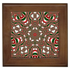 Christmas Kaleidoscope Framed Tiles