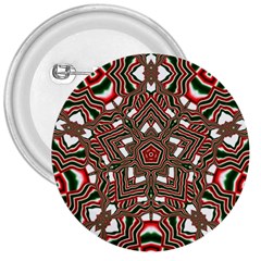 Christmas Kaleidoscope 3  Buttons