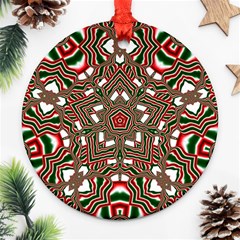 Christmas Kaleidoscope Ornament (Round)