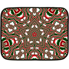 Christmas Kaleidoscope Fleece Blanket (Mini)