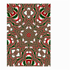 Christmas Kaleidoscope Small Garden Flag (Two Sides)