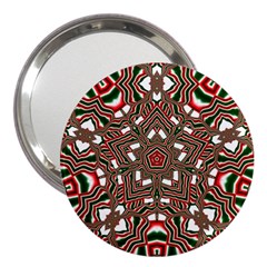 Christmas Kaleidoscope 3  Handbag Mirrors by Nexatart