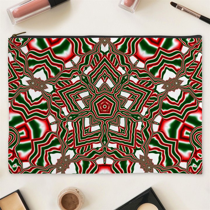 Christmas Kaleidoscope Cosmetic Bag (XXXL) 