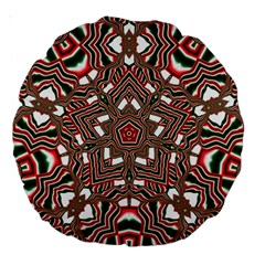 Christmas Kaleidoscope Large 18  Premium Round Cushions