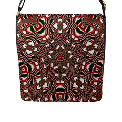 Christmas Kaleidoscope Flap Messenger Bag (L) 