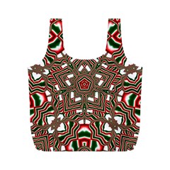 Christmas Kaleidoscope Full Print Recycle Bags (M) 