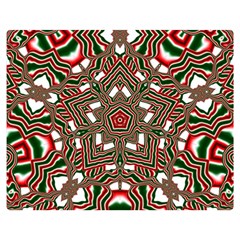 Christmas Kaleidoscope Double Sided Flano Blanket (medium)  by Nexatart