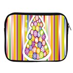 Christmas Tree Colorful Apple iPad 2/3/4 Zipper Cases Front