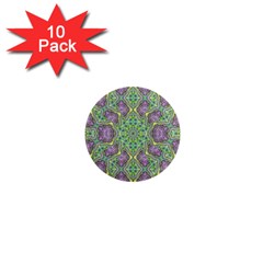 Modern Ornate Geometric Pattern 1  Mini Magnet (10 Pack)  by dflcprints