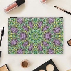 Modern Ornate Geometric Pattern Cosmetic Bag (large)  by dflcprints