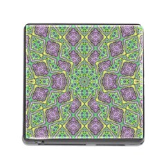 Modern Ornate Geometric Pattern Memory Card Reader (square) by dflcprints