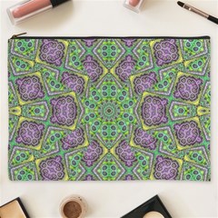 Modern Ornate Geometric Pattern Cosmetic Bag (xxxl)  by dflcprints