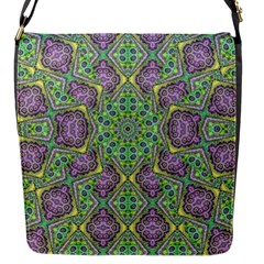 Modern Ornate Geometric Pattern Flap Messenger Bag (s) by dflcprints