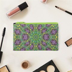 Modern Ornate Geometric Pattern Cosmetic Bag (xs) by dflcprints