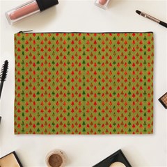 Christmas Trees Pattern Cosmetic Bag (xl) by Nexatart