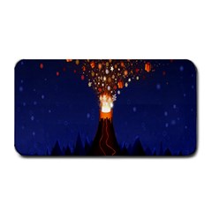 Christmas Volcano Medium Bar Mats by Nexatart