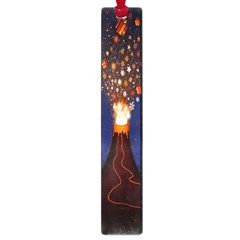 Christmas Volcano Large Book Marks by Nexatart