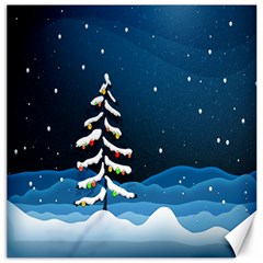 Christmas Xmas Fall Tree Canvas 20  X 20   by Nexatart