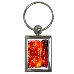 Christmas Widescreen Decoration Key Chains (rectangle)  by Nexatart