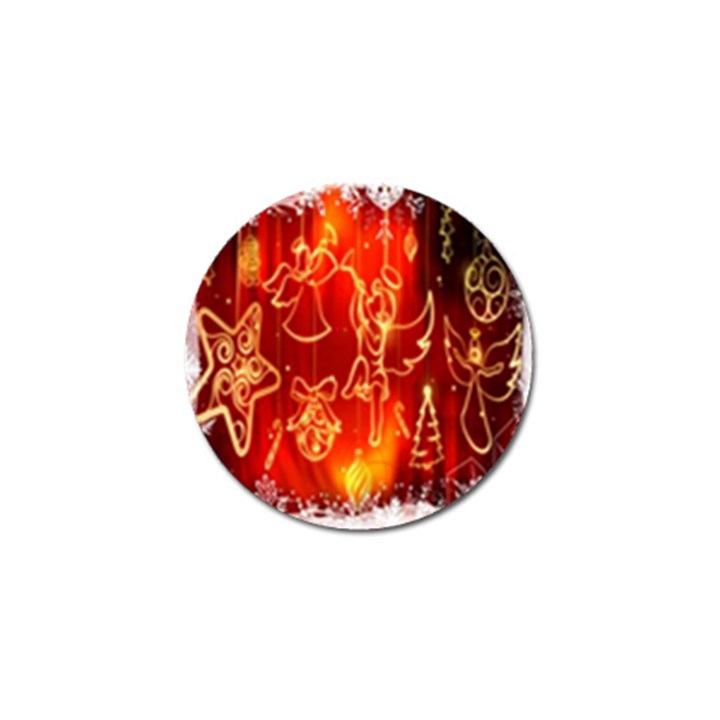 Christmas Widescreen Decoration Golf Ball Marker