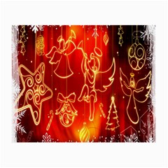 Christmas Widescreen Decoration Small Glasses Cloth (2-side) by Nexatart