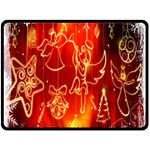 Christmas Widescreen Decoration Fleece Blanket (Large)  80 x60  Blanket Front