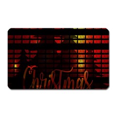 Christmas Advent Gloss Sparkle Magnet (rectangular) by Nexatart