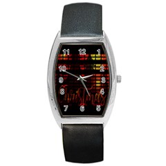 Christmas Advent Gloss Sparkle Barrel Style Metal Watch by Nexatart