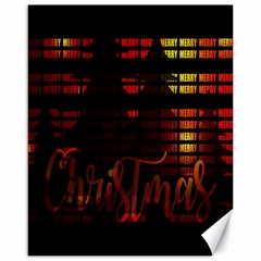 Christmas Advent Gloss Sparkle Canvas 16  X 20   by Nexatart