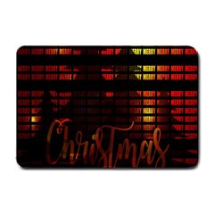 Christmas Advent Gloss Sparkle Small Doormat  by Nexatart