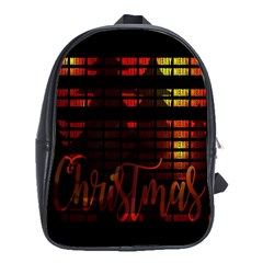 Christmas Advent Gloss Sparkle School Bags(large)  by Nexatart