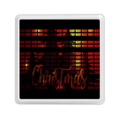 Christmas Advent Gloss Sparkle Memory Card Reader (square)  by Nexatart