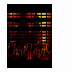 Christmas Advent Gloss Sparkle Small Garden Flag (two Sides) by Nexatart