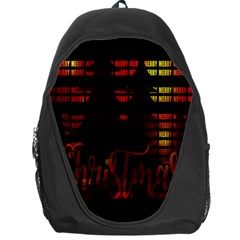 Christmas Advent Gloss Sparkle Backpack Bag by Nexatart