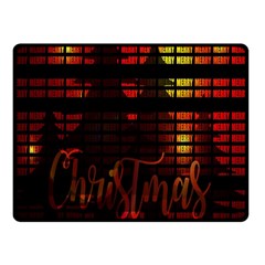 Christmas Advent Gloss Sparkle Double Sided Fleece Blanket (small)  by Nexatart