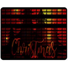 Christmas Advent Gloss Sparkle Double Sided Fleece Blanket (medium)  by Nexatart