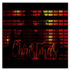 Christmas Advent Gloss Sparkle Large Satin Scarf (square) by Nexatart