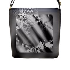 Christmas Background  Flap Messenger Bag (l)  by Nexatart