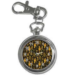 Christmas Background Key Chain Watches by Nexatart