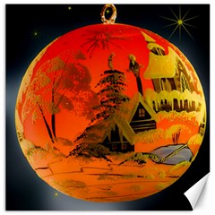 Christmas Bauble Canvas 12  X 12   by Nexatart