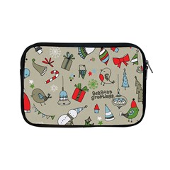 Christmas Xmas Pattern Apple Ipad Mini Zipper Cases by Nexatart