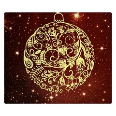 Christmas Bauble Double Sided Flano Blanket (small)  by Nexatart