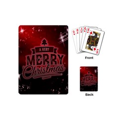 Christmas Contemplative Playing Cards (mini)  by Nexatart