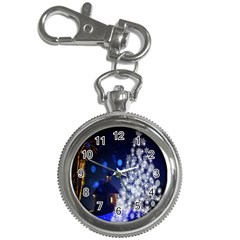 Christmas Card Christmas Atmosphere Key Chain Watches by Nexatart