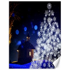 Christmas Card Christmas Atmosphere Canvas 18  X 24   by Nexatart