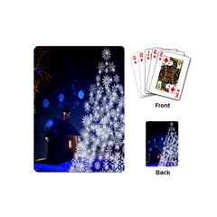 Christmas Card Christmas Atmosphere Playing Cards (mini)  by Nexatart