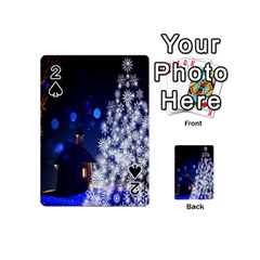 Christmas Card Christmas Atmosphere Playing Cards 54 (mini)  by Nexatart