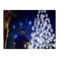 Christmas Card Christmas Atmosphere Double Sided Flano Blanket (mini)  by Nexatart